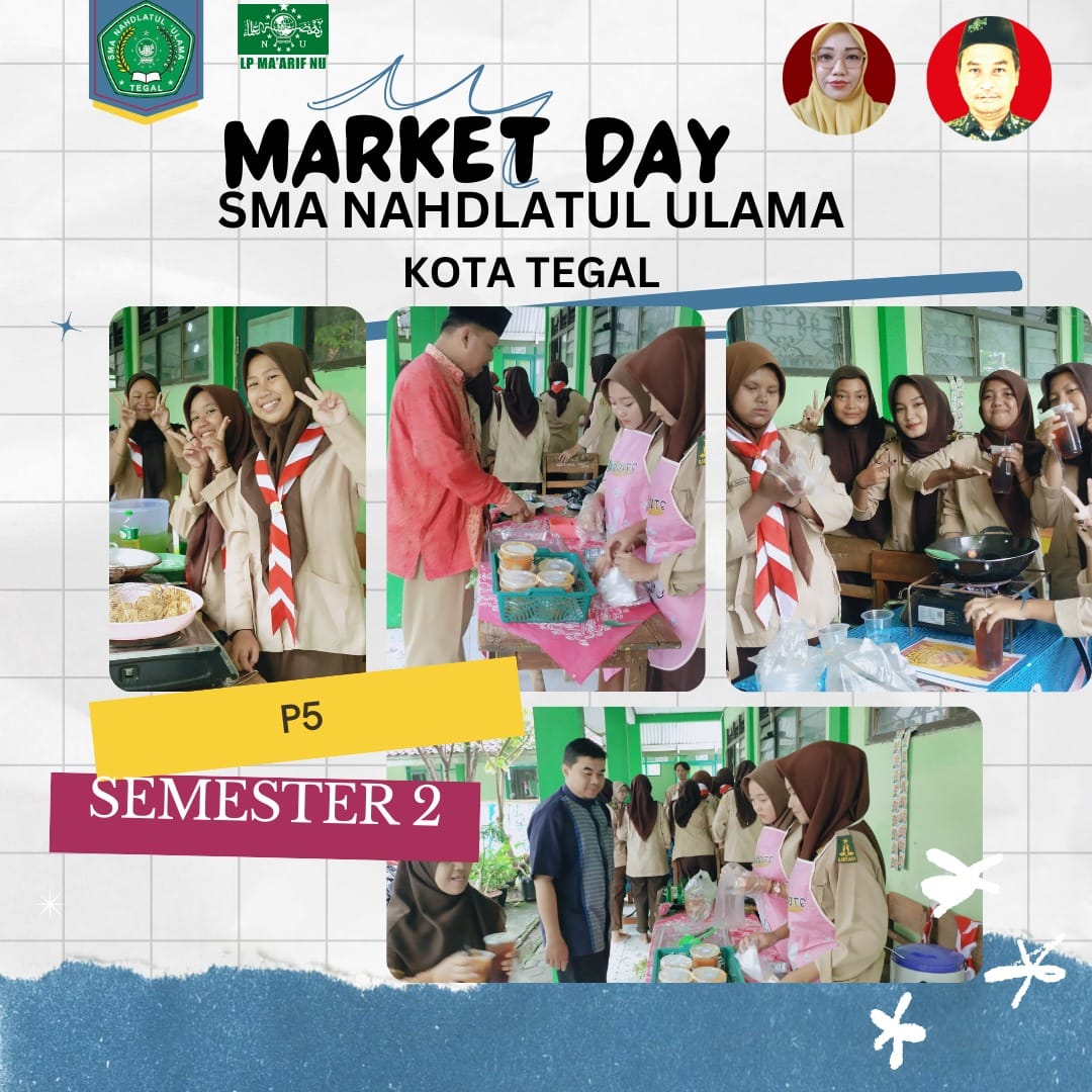 Market Day P5 SMA NU Tegal: Menginspirasi Jiwa Mandiri dan Kolaboratif Siswa Kelas X